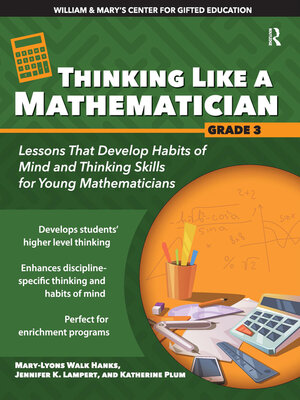 cover image of Thinking Like a Mathematician